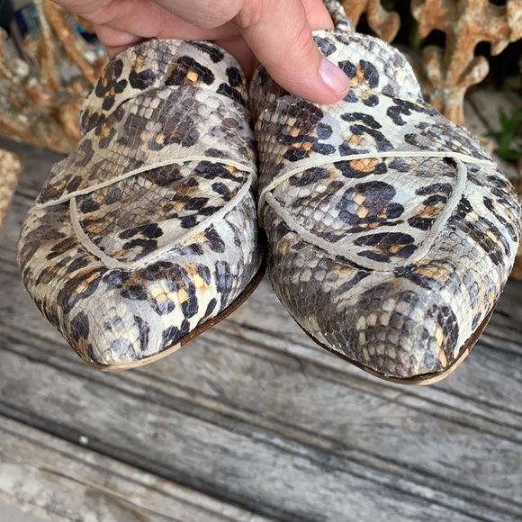 AGL Snakeskin Leather Loafers - Picture 13 of 13